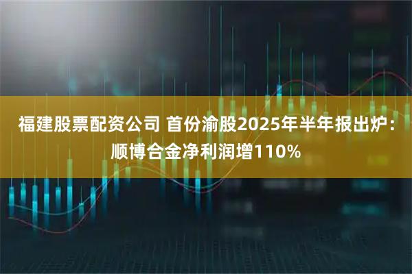 福建股票配资公司 首份渝股2025年半年报出炉：顺博合金净利润增110%